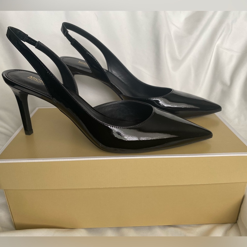 Michael Kors ALINA FLEX SLING Black Size 9 *NEVER BEEN WORN*